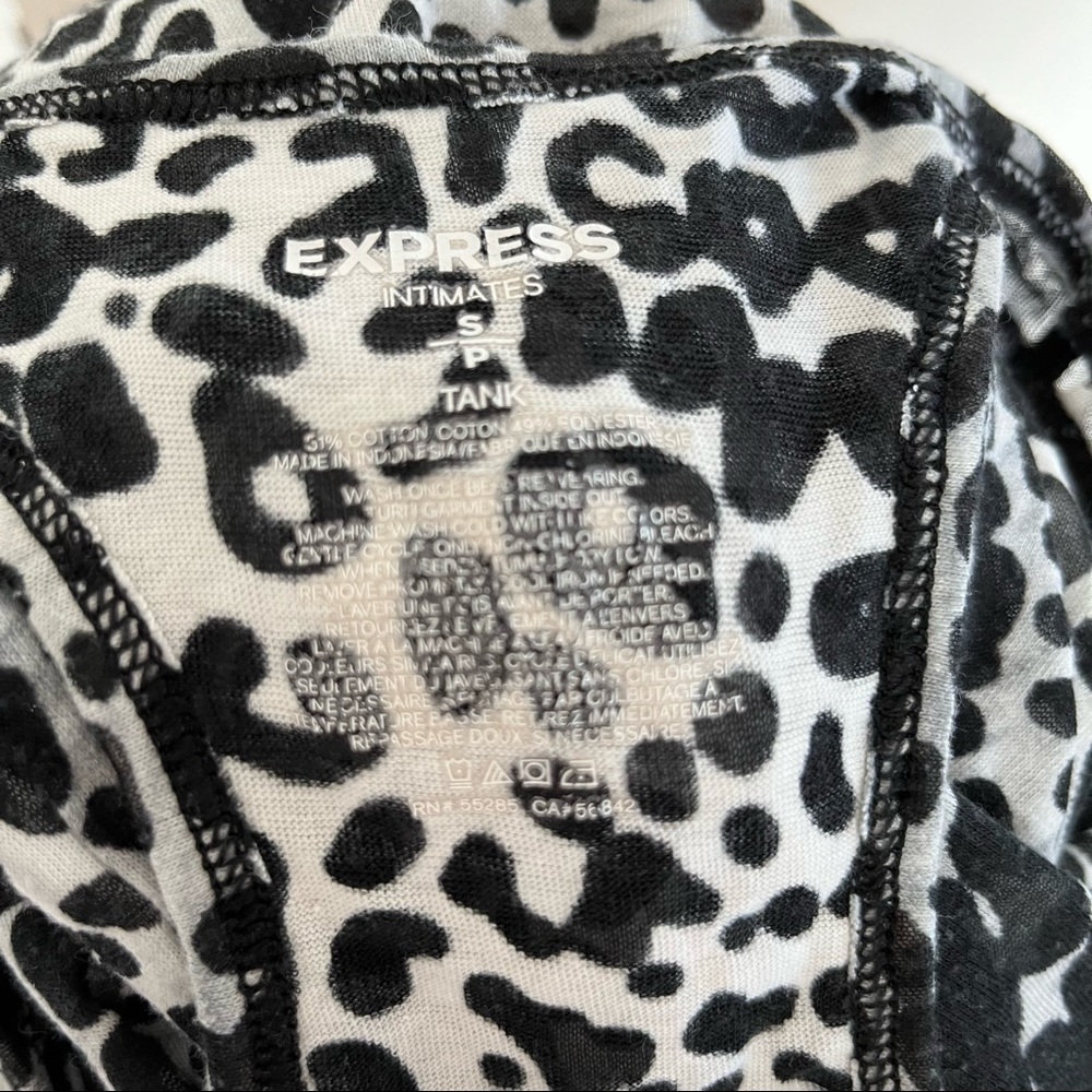 Express Intimates Leopard Tank - Picture 10 of 12